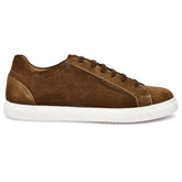Country Maddox brown suede leather shoes, elegant and comfortable